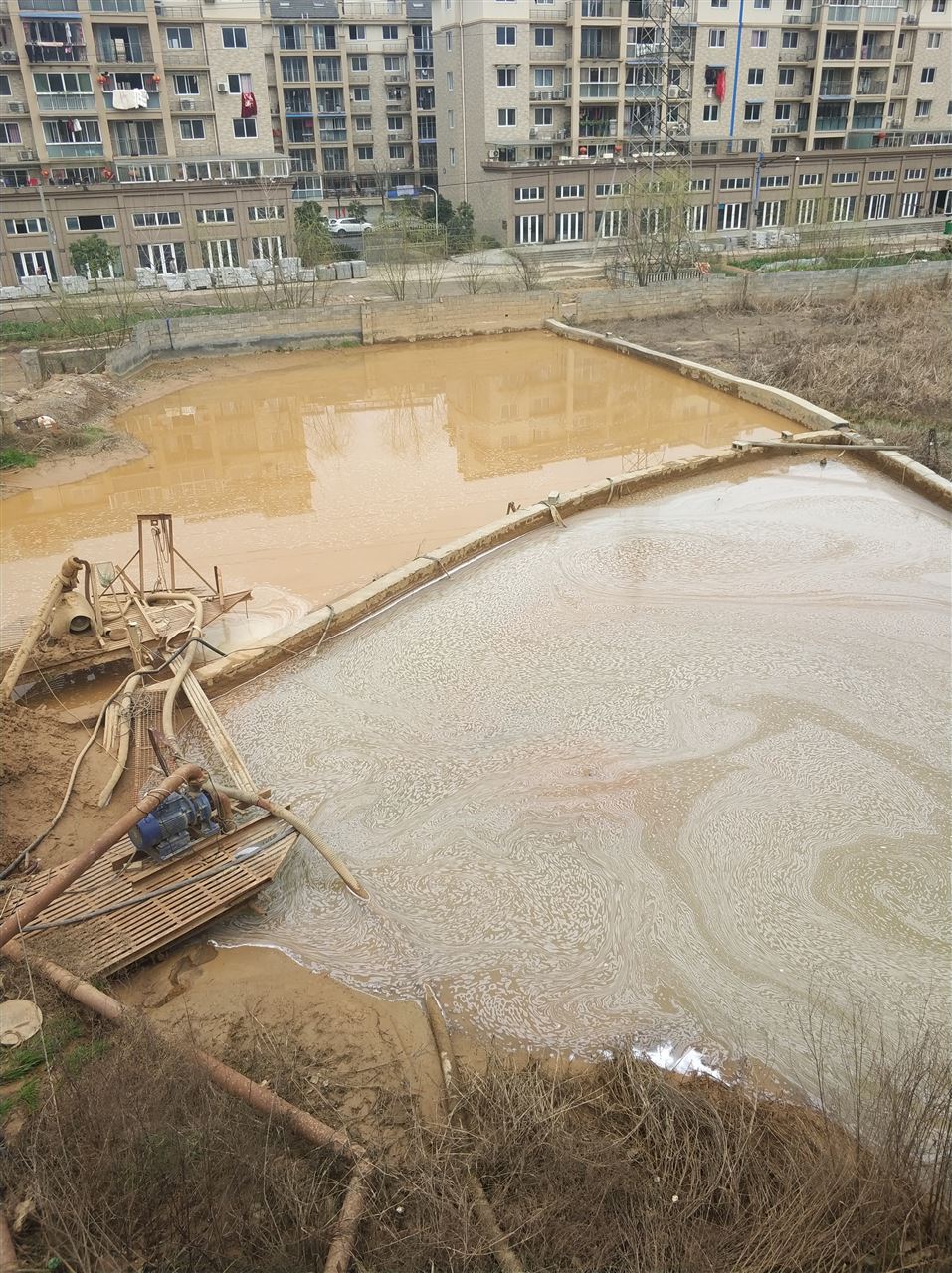 凭祥沉淀池淤泥清理-厂区废水池淤泥清淤